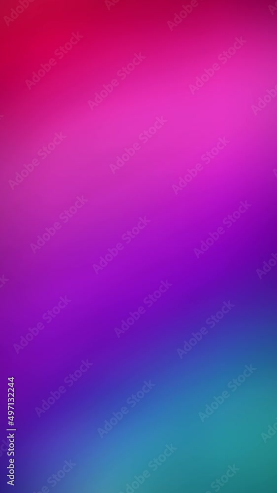 Wall mural abstract magenta blue watercolor gradient cycle slow motion background loop