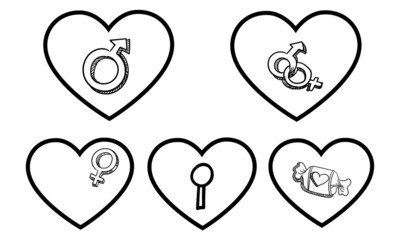 Heart Love Shape, Love Icon, Valentine’s Graphic, Heart Shape Icon Valentine’s Day SVG