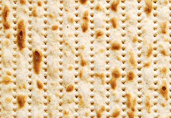 Matzo texture, a texture of a piece of traditional  wheat dry bread served on Hebrew Passover