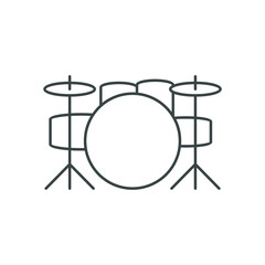 simple icons of various musical instruments