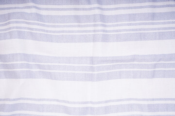 Close-up of kitchen towel or napkin over. Top view, copy space.