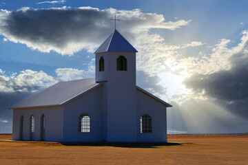 heavenly sky sunbeams church chapel rural worship pray religious spiritual god hope peace jesus...