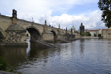 Most Karola, Praga, Czechy - obrazy, fototapety, plakaty