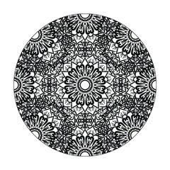 Hand drawn mandala. decoration in ethnic oriental  doodle ornament.