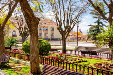 Constitution square in La Orotava, Tenerife, Canary islands, Spain