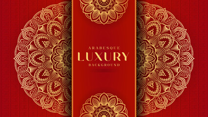 Arabesque Luxury Background Design