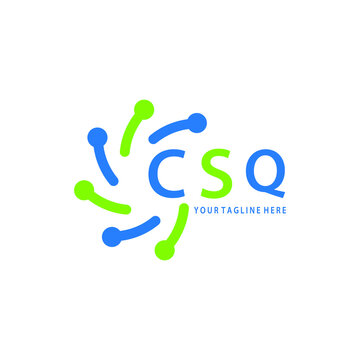 CSQ logo design initial creative letter on white background.
CSQ vector logo simple, elegant and luxurious,technology logo shape.CSQ unique letter logo design. 