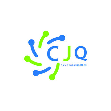 CJQ logo design initial creative letter on white background.
CJQ vector logo simple, elegant and luxurious,technology logo shape.CJQ unique letter logo design. 