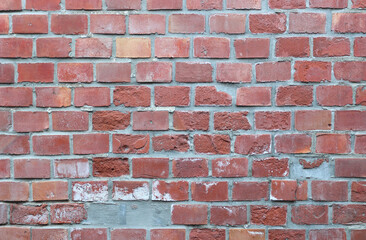 時代を感じるレンガ造りの古い壁  web素材テクスチャ
Old brick wall web material texture that feels the times
