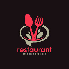 Restaurant Logo Design Concept Vector. Food Logo Design Concept