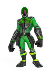 Naklejka premium future astronaut cartoon is standing up