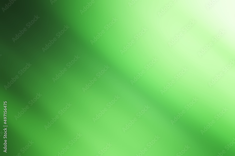 Wall mural green gradient abstract background with shiny soft smooth texture for christmas.