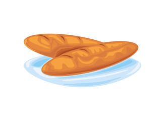 bread in dish icon