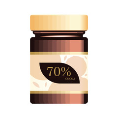 chocolate cream cocoa packaging