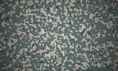 Camouflage background. Abstract military or hunting camouflage background. Vector illustration