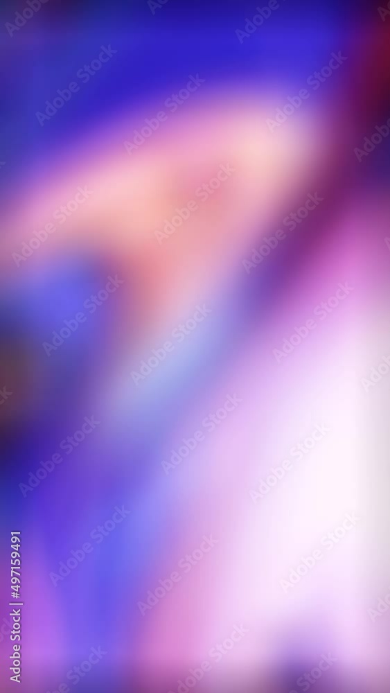 Wall mural abstract chromatic aberration soft gradient fluid background loop