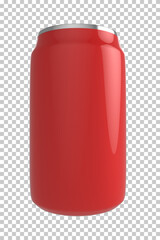 red can of soda png