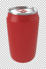 red can of soda png