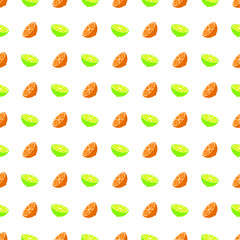 orange seamless pattern for background, fabric motif, fruit and vegetable shop wall decoration, texture, wallpaper, fruit packaging