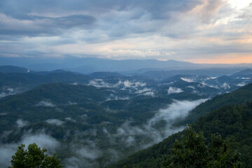 Fototapeta na wymiar Smoky Mountain Scenes