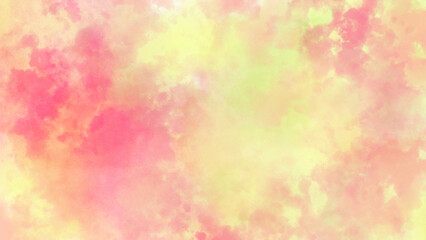 抽象_ピンクと黄色