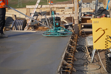 Concrete work on the Benkendorfer Bachtal bridge in Saxony-Anhalt, Germany