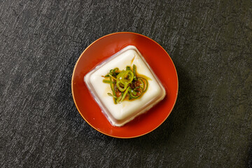 お豆腐　 tofu (bean curd) japanese food