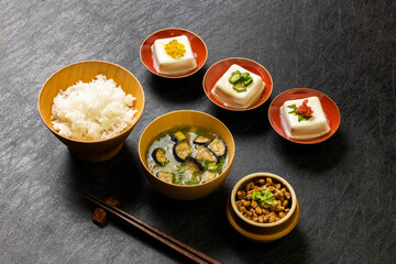 お豆腐　 tofu (bean curd) japanese food
