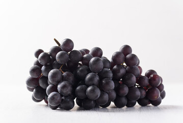 Fresh grape on white background