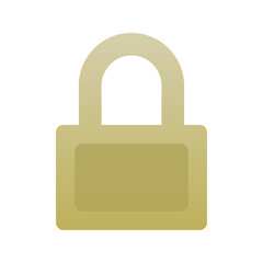 lock logo element design template icon