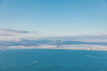 Fototapeta na wymiar harbour view of Hakodate