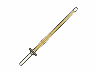 剣道の竹刀のイラスト