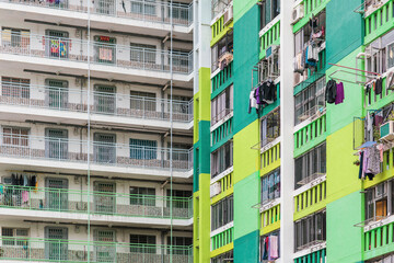 Obraz premium Public housing estate in Hong Kong