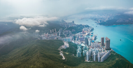 Aerial view of Residential, Chai Wan, Hong Kong