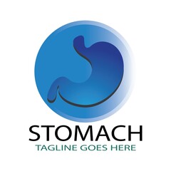 Fototapeta premium stomach care logo concept icon designs vector
