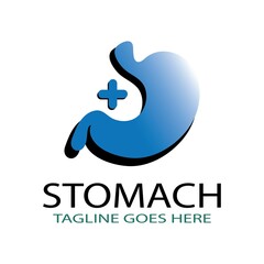 stomach care logo concept icon designs vector