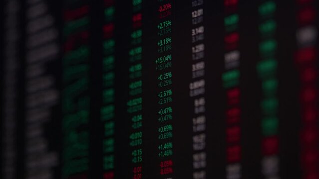 Electronic stock market board