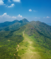 Pyramid Hill, Hiking route in Sai Kung, Countryside of Hong Kong East, Asia