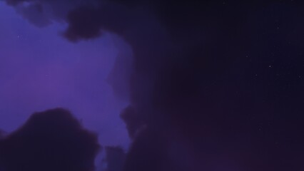 Fototapeta na wymiar Bright galaxy nebula in cosmos 3d render 