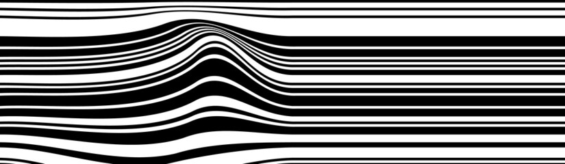 Zebra and tiger stripes flag pattern wave.