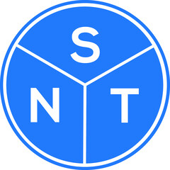 SNT letter logo design on black background. SNT  creative initials letter logo concept. SNT letter design.