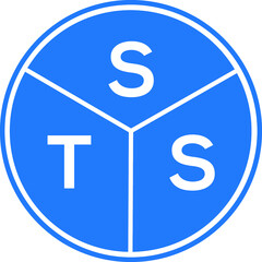 STS letter logo design on black background. STS creative  initials letter logo concept. STS letter design.