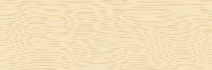 Fototapeta premium Wood texture imitation, wavy lines, vector design, banner