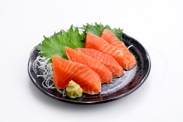 サーモンの刺身　sashimi - obrazy, fototapety, plakaty
