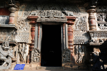 19 December 2022, Chennakeshava Temple in Belur is highlight of the grand Hoysala architecture,...