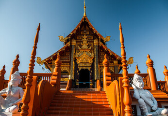 Royal Park Rajapruek, botanical garden and pavilion in Chiang Mai, Thailand