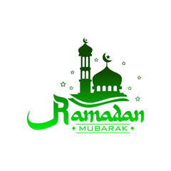 Naklejka premium Ramadan quote design lettering vector