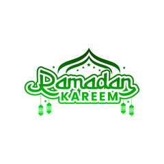 Ramadan quote design lettering vector