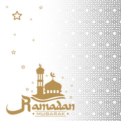 Ramadan quote design lettering vector