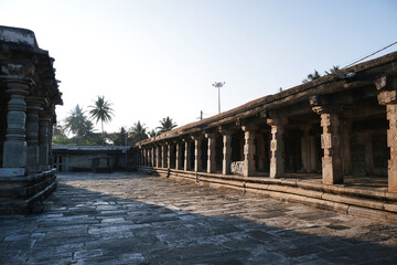 19 December 2022, Chennakeshava Temple in Belur is highlight of the grand Hoysala architecture, Temple built in 1117 AD by the Hoysalas at Belur, Temple built in 12th-century in Karnataka, India.